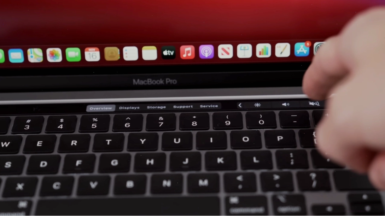 Touchbar đa dụng - trackpad làm việc thoải mái