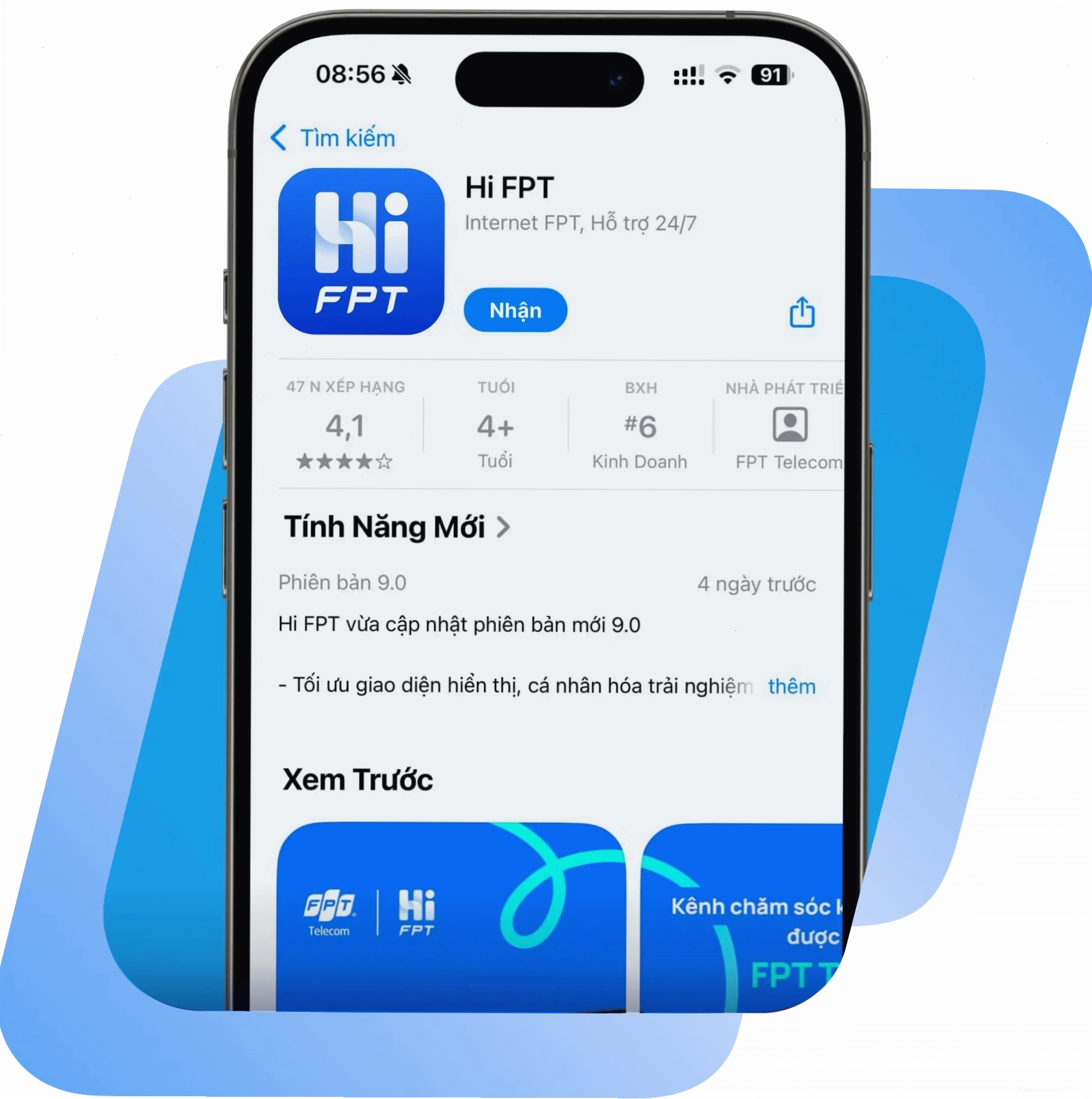Trải nghiệm dịch vụ Chăm sóc Khách hàng của FPT Telecom
