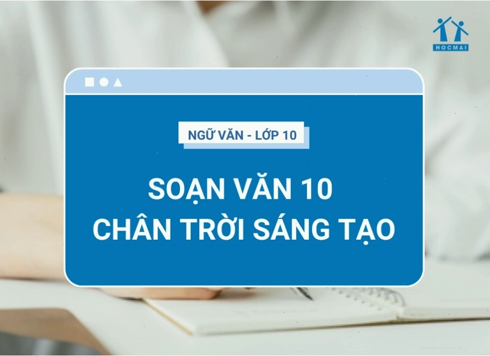 Trang bìa sách Soạn văn 10 Chân trời sáng tạo