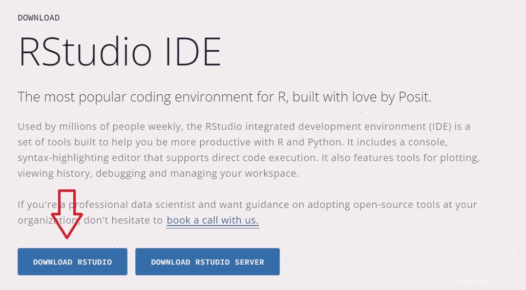 Trang tải xuống RStudio Desktop