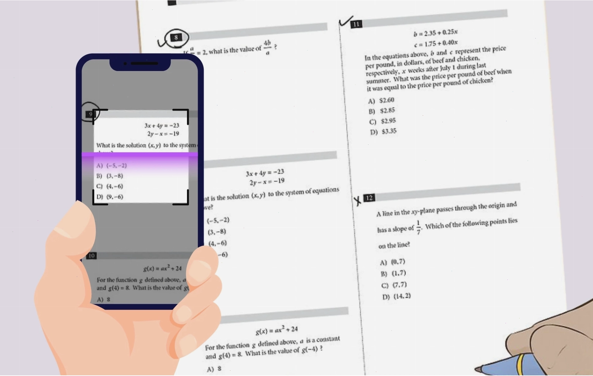 Trình quét camera AI toán học giúp giải toán nhanh chóng