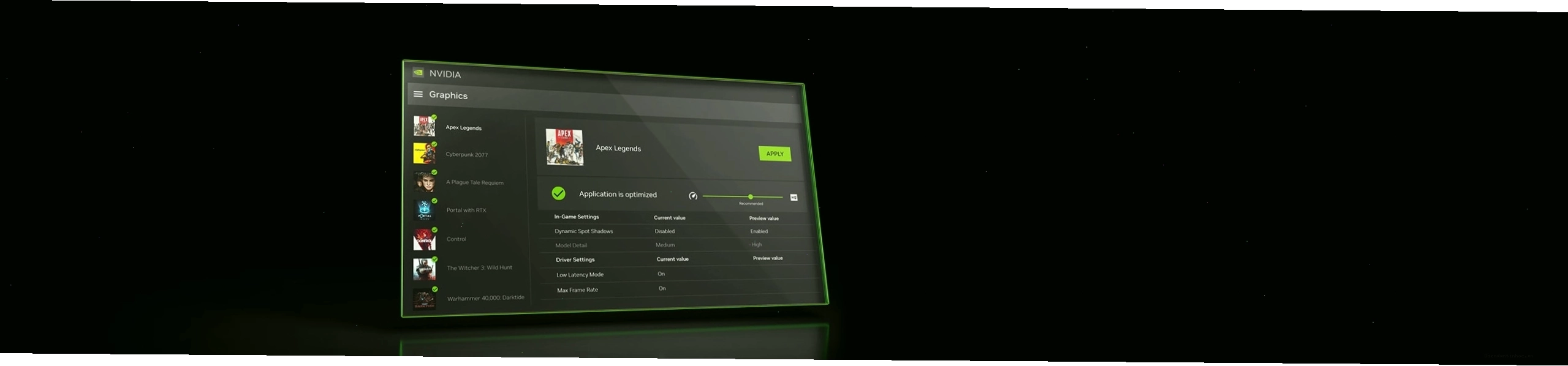 Trung tâm điều khiển GPU NVIDIA App