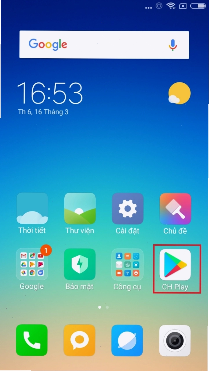 Truy cập cài đặt Google Play Protect
