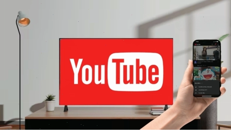Truyền nội dung từ YouTube lên tivi Sony qua tính năng Chromecast