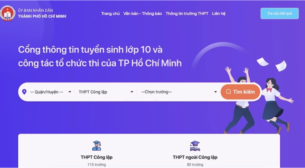 Tỷ lệ chọi vào lớp 10 TPHCM