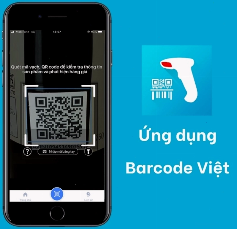 Ứng dụng Barcode Việt quét mã vạch trên iPhone