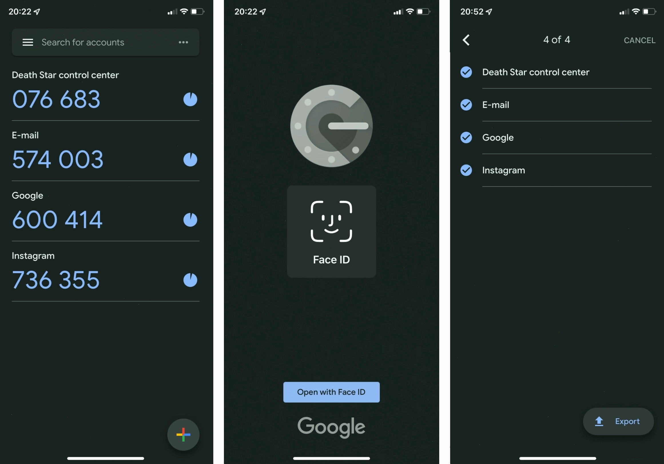 Ứng dụng Google Authenticator tạo mã xác thực