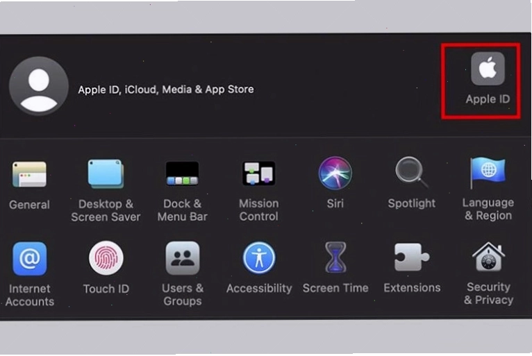 Vào mục Apple ID