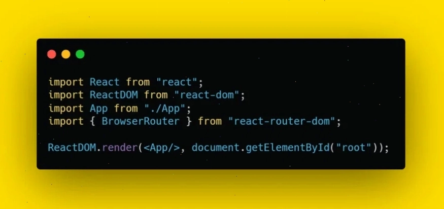 Ví dụ cấu trúc định tuyến cơ bản với React Router Dom