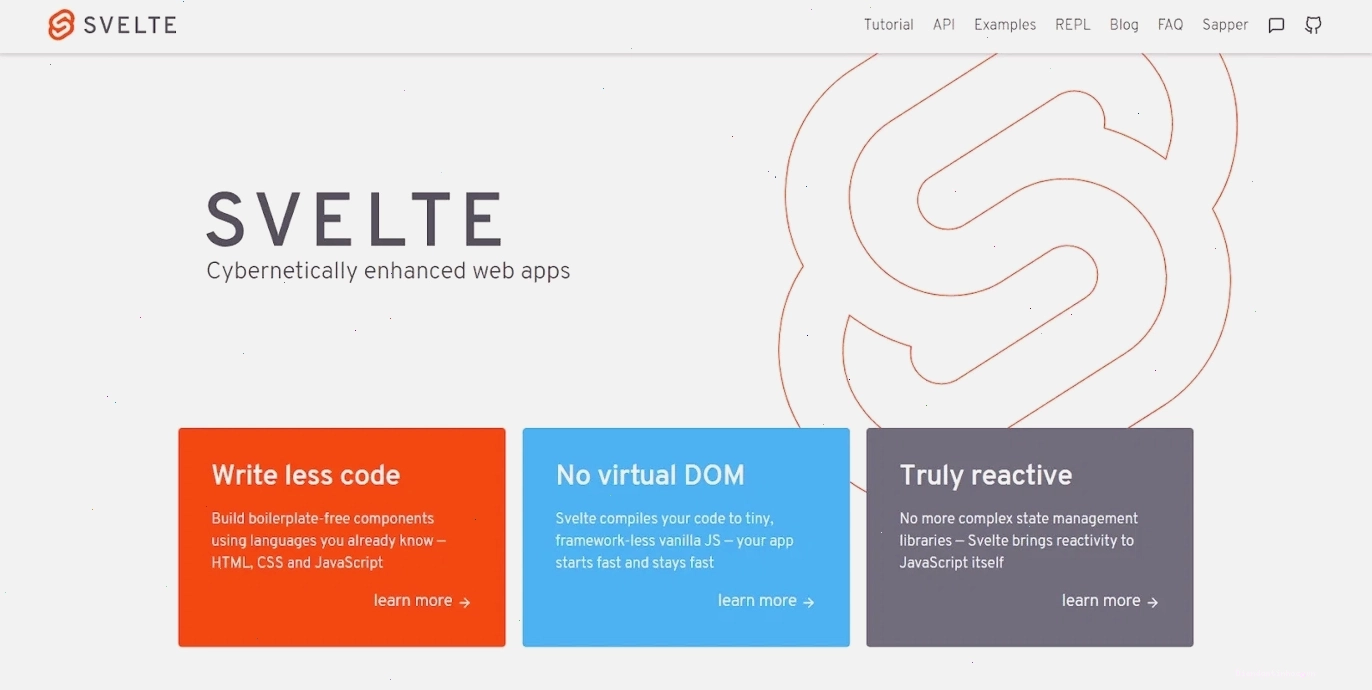 Ví dụ code Svelte với giao diện người dùng
