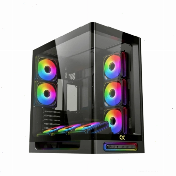 Vỏ Case Xigmatek Heaven E-ATX (Black) với thiết kế full tower mạnh mẽ
