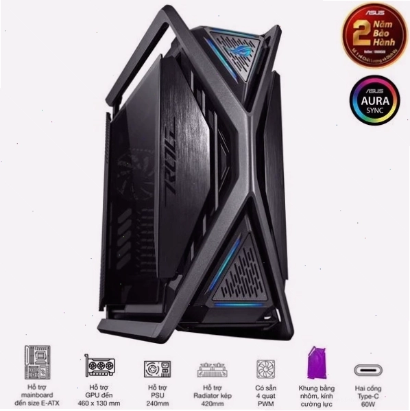 Vỏ máy tính ASUS ROG Hyperion GR701 cao cấp