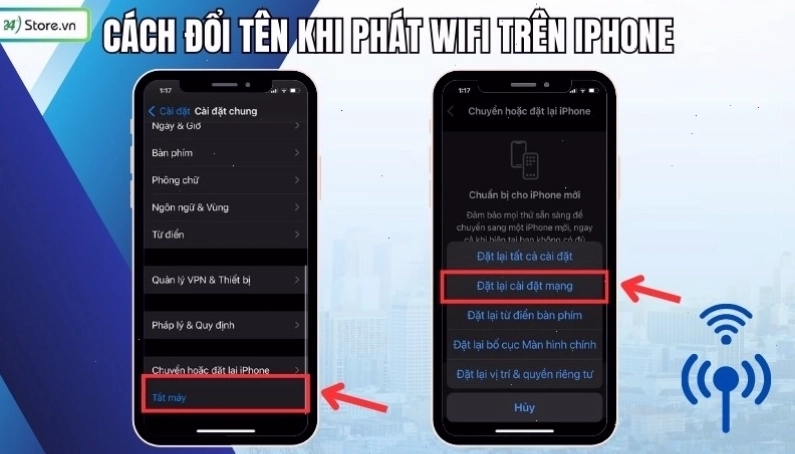 Xử lý lỗi không phát được Wifi trên iPhone