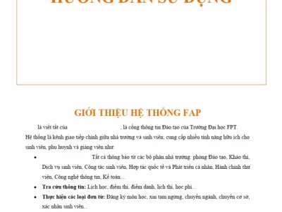 Hướng dẫn chi tiết sinh viên FPT truy cập FAP và điểm danh