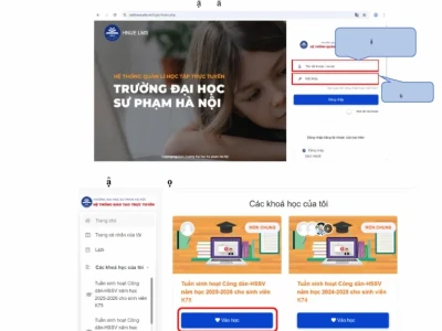 Hướng dẫn đăng nhập hệ thống CST HNUE chi tiết cho sinh viên