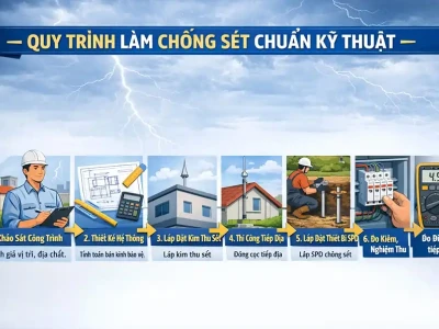 Hướng Dẫn Làm Chống Sét Đơn Giản, Hiệu Quả Cho Nhà Ở Dân Dụng Năm 2026