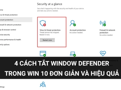 Hướng dẫn tắt diệt virus Win 10 chi tiết và hiệu quả nhất 2026