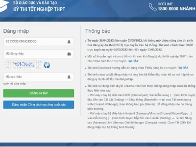 Hướng dẫn tra cứu điểm thi tốt nghiệp THPT thisinh.thithptquocgia.edu.vn 2022